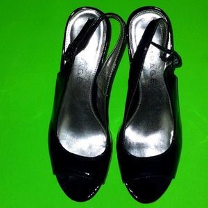 Rampage black heels